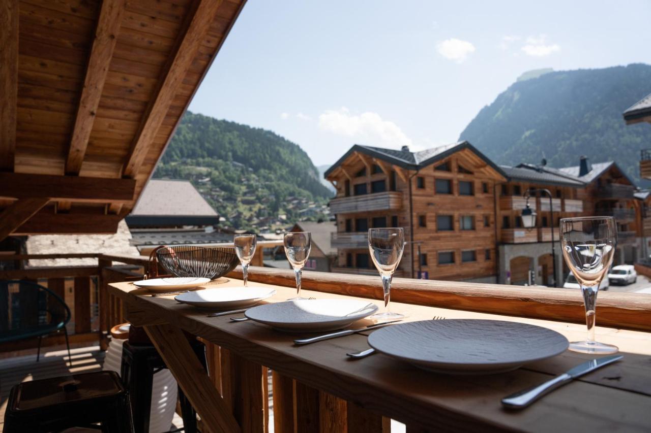 Le Chalet Nativ Morzine Bagian luar foto